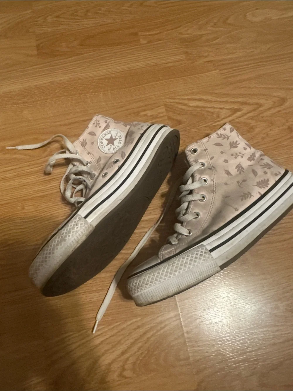 Light Pink High-Top Converse